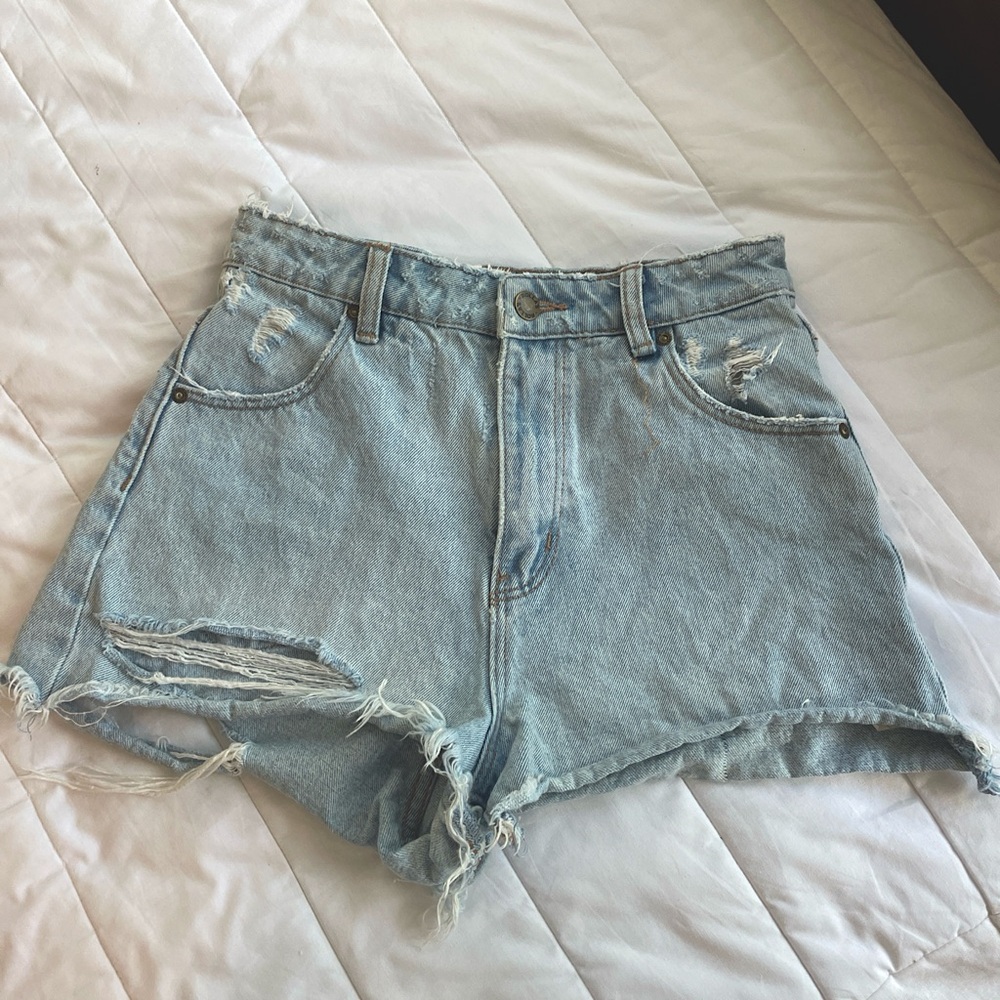 Rolla’s Dusters High Rise Slim Denim Shorts